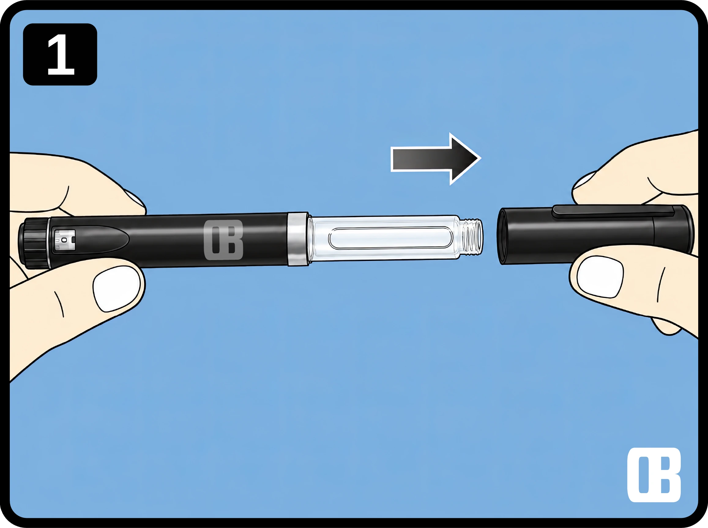 Separate the Pen Parts