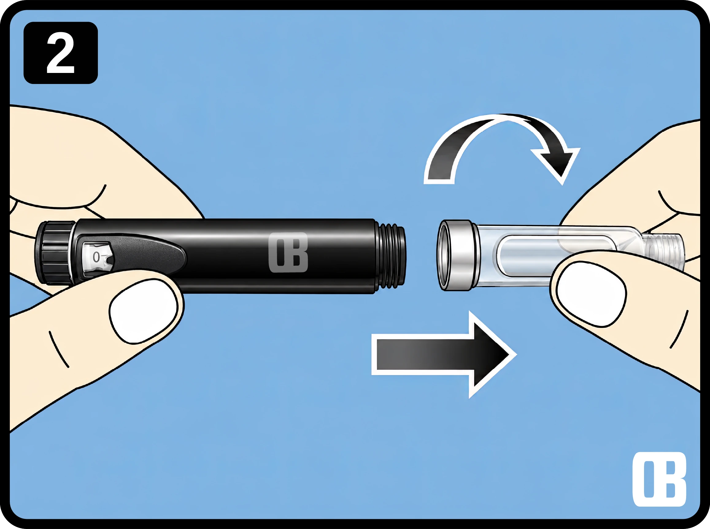 Open the pen